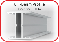 Midi Stick I‑Beam profile