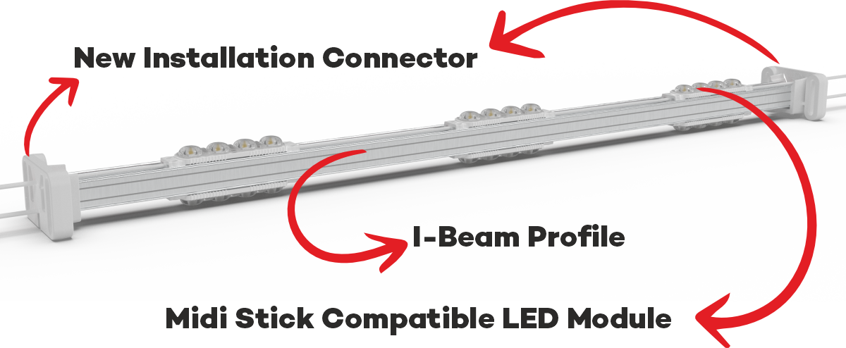 Large Midi Stick illustration
